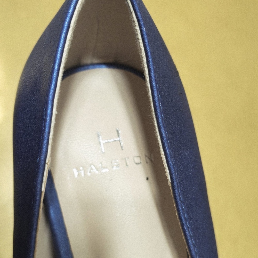 Halston Heritage Royal Blue Stiletto Pencil High Heels Size 6✌️ - Picture 7 of 7